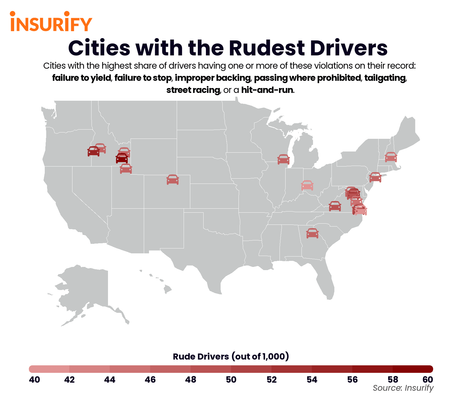Us Cities With The Rudest Drivers